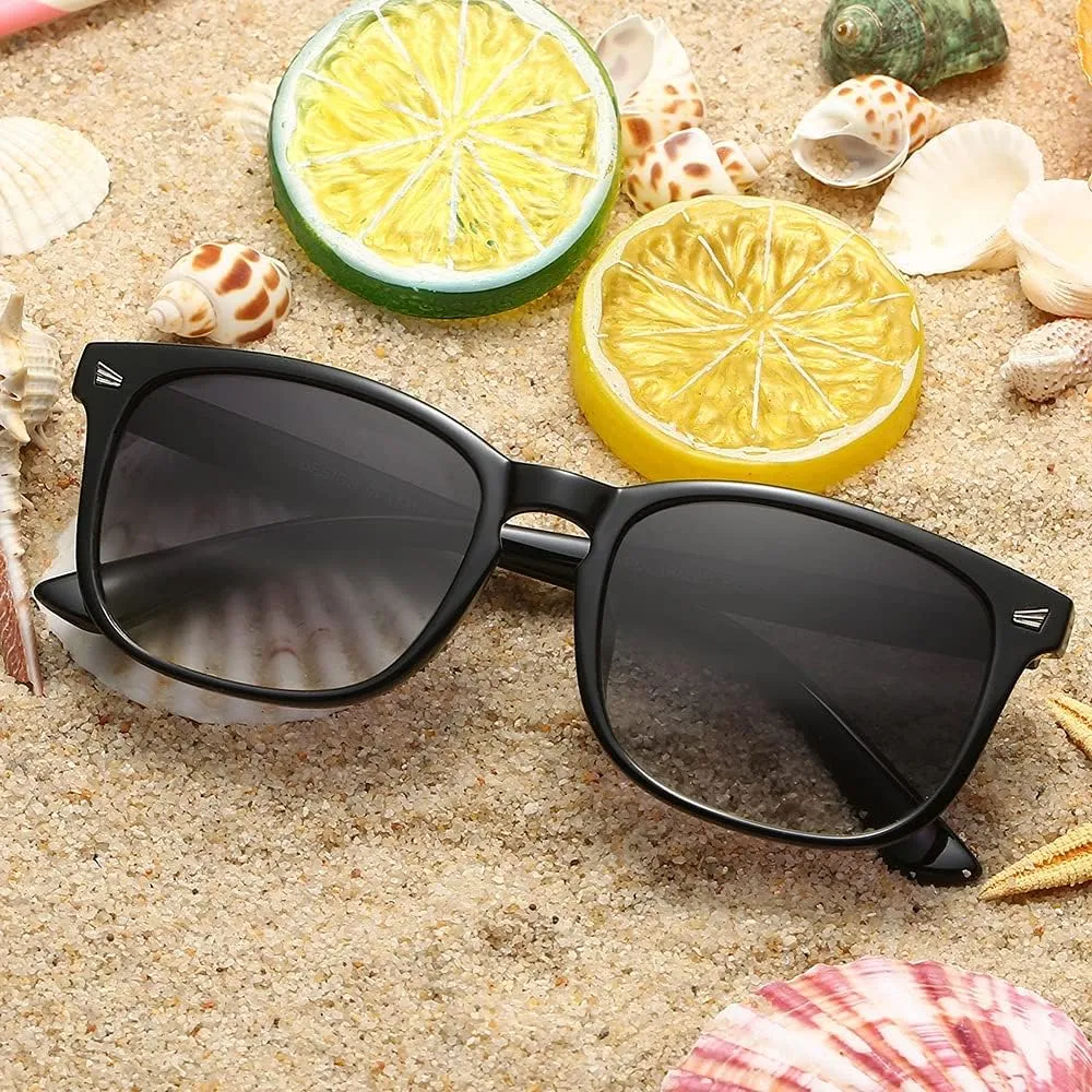 DUSHINE Polarized Sunglasses for Women Classic Retro Style UV400 Protection