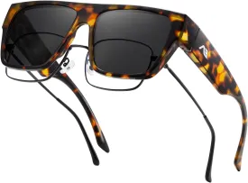 kimorn Fit Over Glasses Sunglasses for Women Men Trendy Square Shades Sun glasses Polarized UV400 Protection