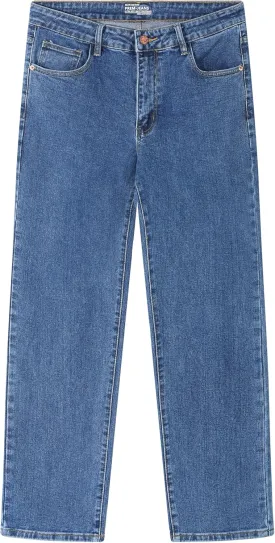 Men's Stretch Regular Fit Straight-Leg Cotton Fashion Comfort Flex Waist Denim Pants Jeans
