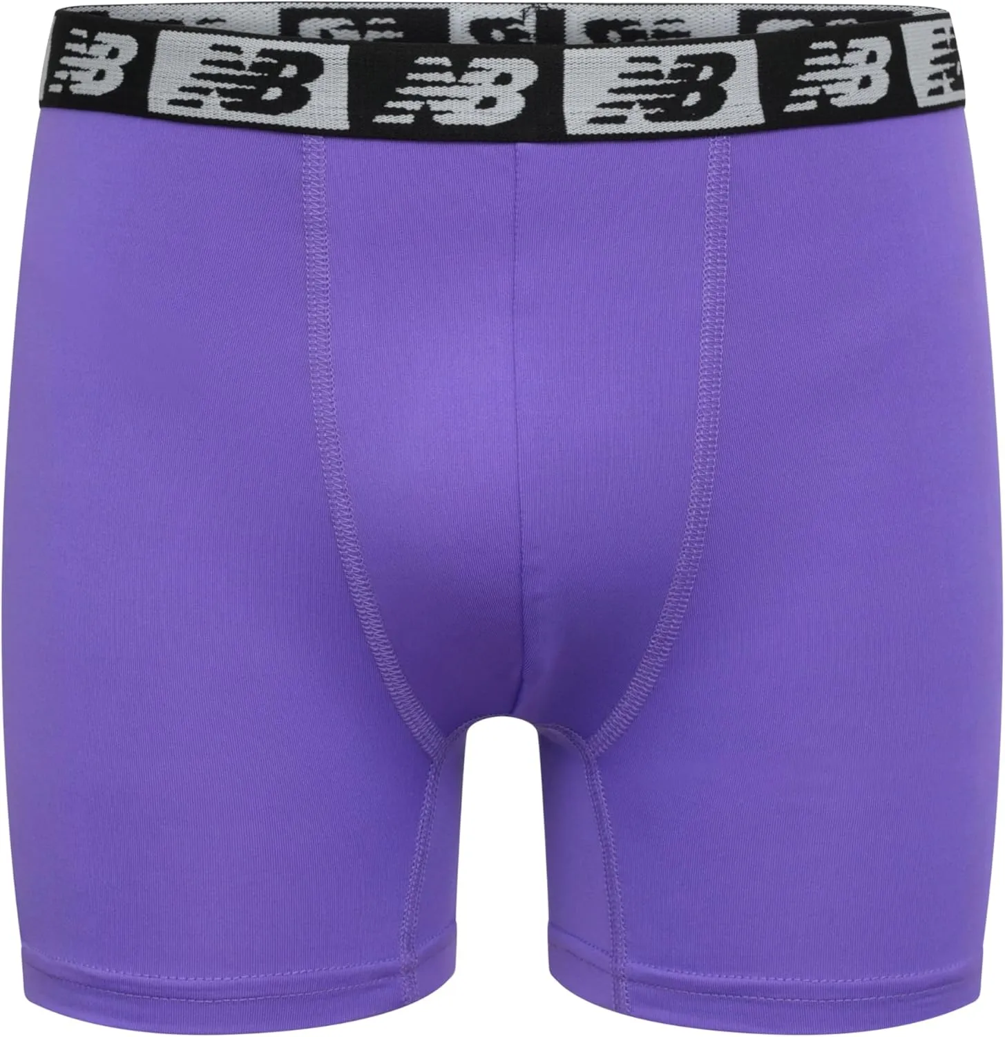 New Balance Boys' 3.5" Underwear, Performance Boxer Briefs (4 Pack)