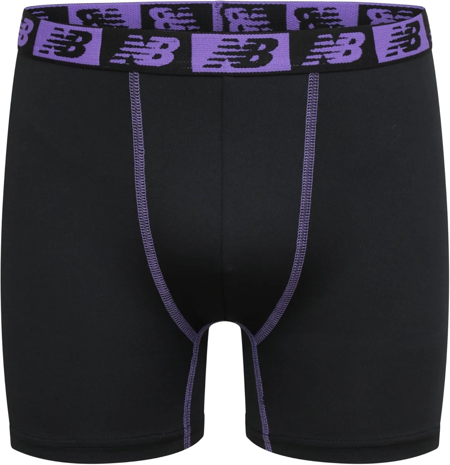 New Balance Boys' 3.5" Underwear, Performance Boxer Briefs (4 Pack)