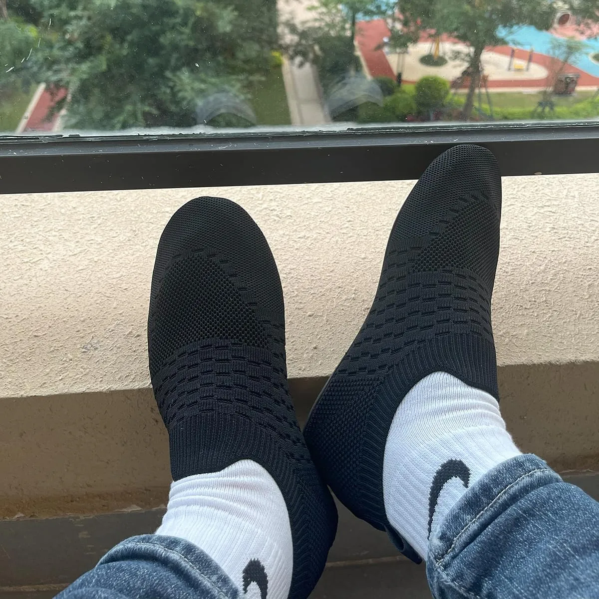 SLEVEL Lightweight Non Slip Travel Indoor Grip House Slipper Socks Unisex Adult Around The House Floor Home Shoes for Women Men