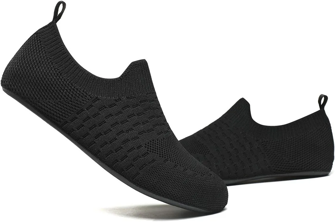 SLEVEL Lightweight Non Slip Travel Indoor Grip House Slipper Socks Unisex Adult Around The House Floor Home Shoes for Women Men