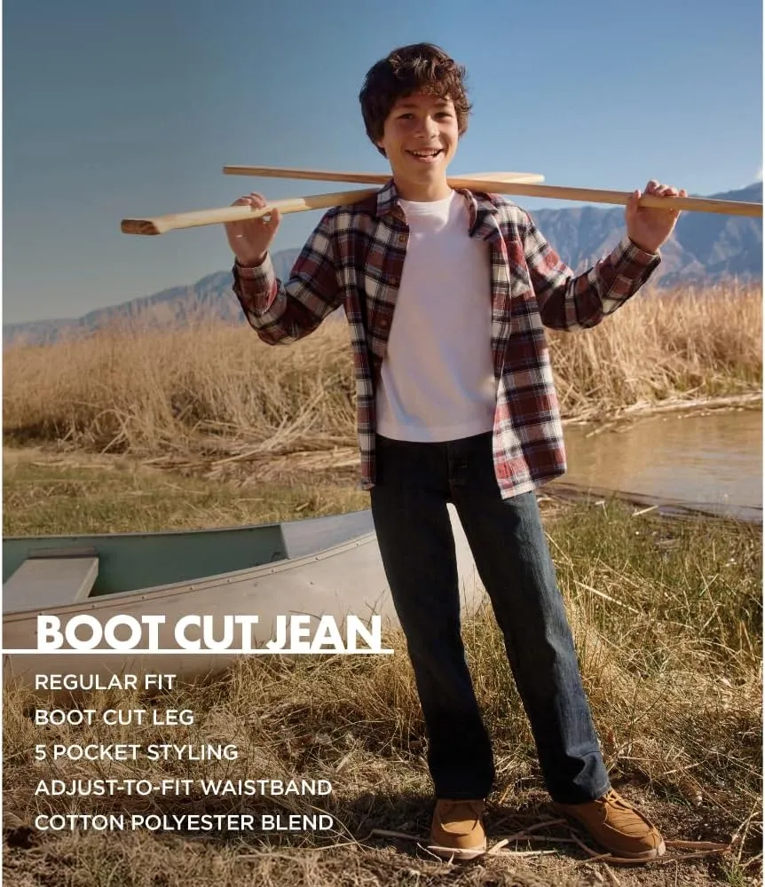 Wrangler Boys' Boot Cut Jean (Waldon)